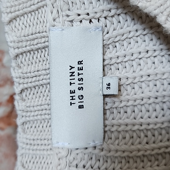 Tiny Cottons The Tiny Big Sister Cotton Crewneck Sweater - Picture 3 of 4